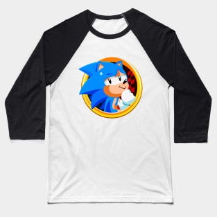 Sonic smug Baseball T-Shirt